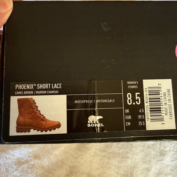 Sorel Phoenix lace up bootie size 8.5 NWT - Picture 8 of 8